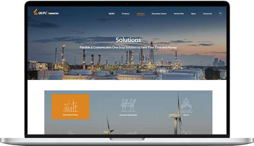 WEIPU連接器網(wǎng)站建設